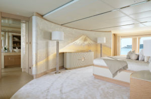 6m Feature Wall for the Owner’s Suite on M/Y Neninka